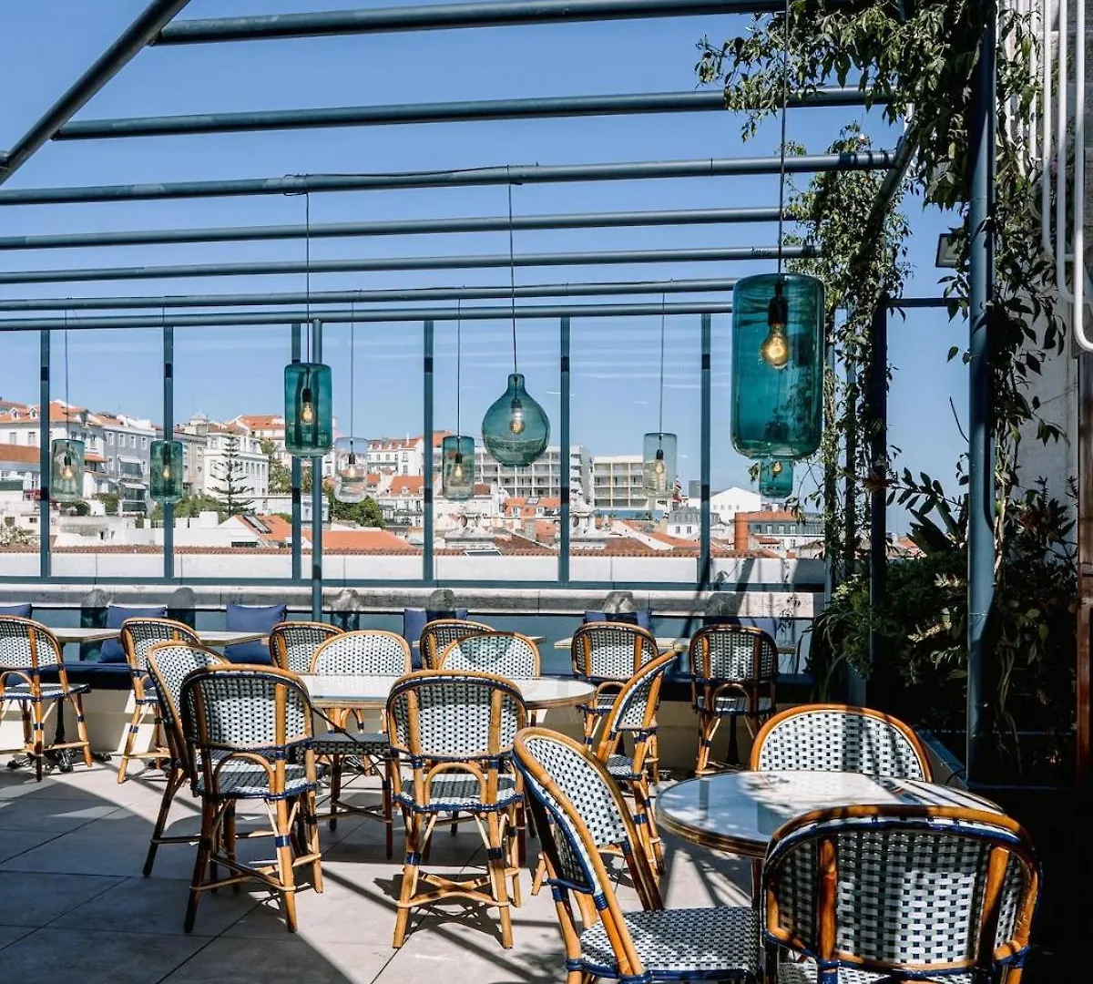Modern Apartment Roof Top View Lisbon