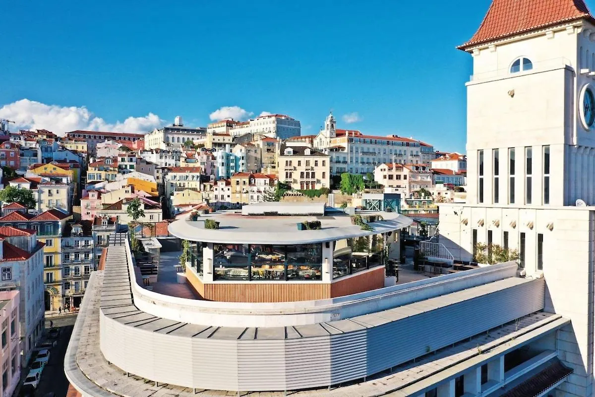 Modern Apartment Roof Top View Lisbon